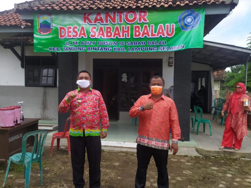 Tonggak Sejarah, Bupati Nanang Letakkan Batu Pertama Dimulainya Pembangunan Kantor Desa Sabah Balau