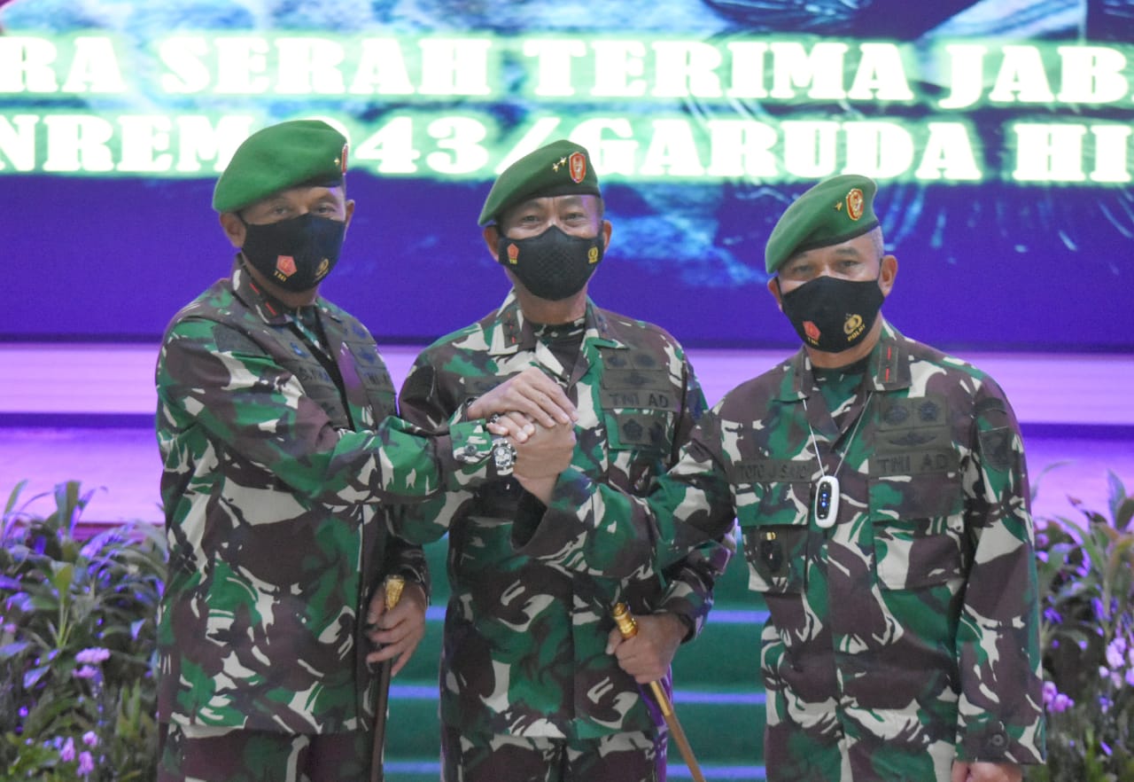 BRIGJEN TNI DRAJAD BRIMA YOGA, S.I.P. M.H. RESMI JABAT DANREM 043/GATAM