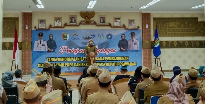 Bupati Pesawaran berpeluang dapatkan Satyalancana Pembangunan dari Presiden RI