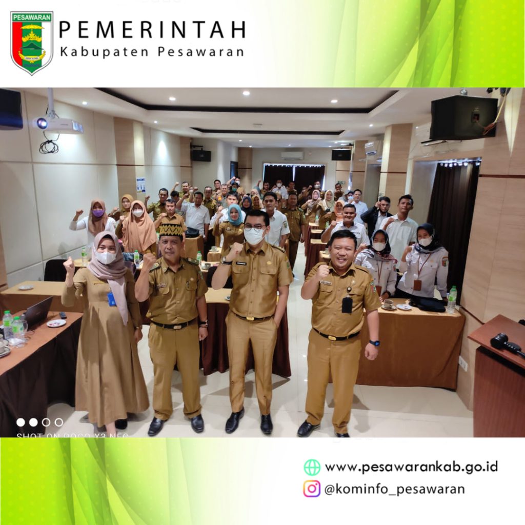 PEMERINTAH KABUPATEN PESAWARAN MELALUI DINAS KOMUNIKASI INFORMATIKA STATISTIK DAN PERSANDIAN MENGGELAR ACARA SOSIALISASI SISTEM PENGELOLAAN