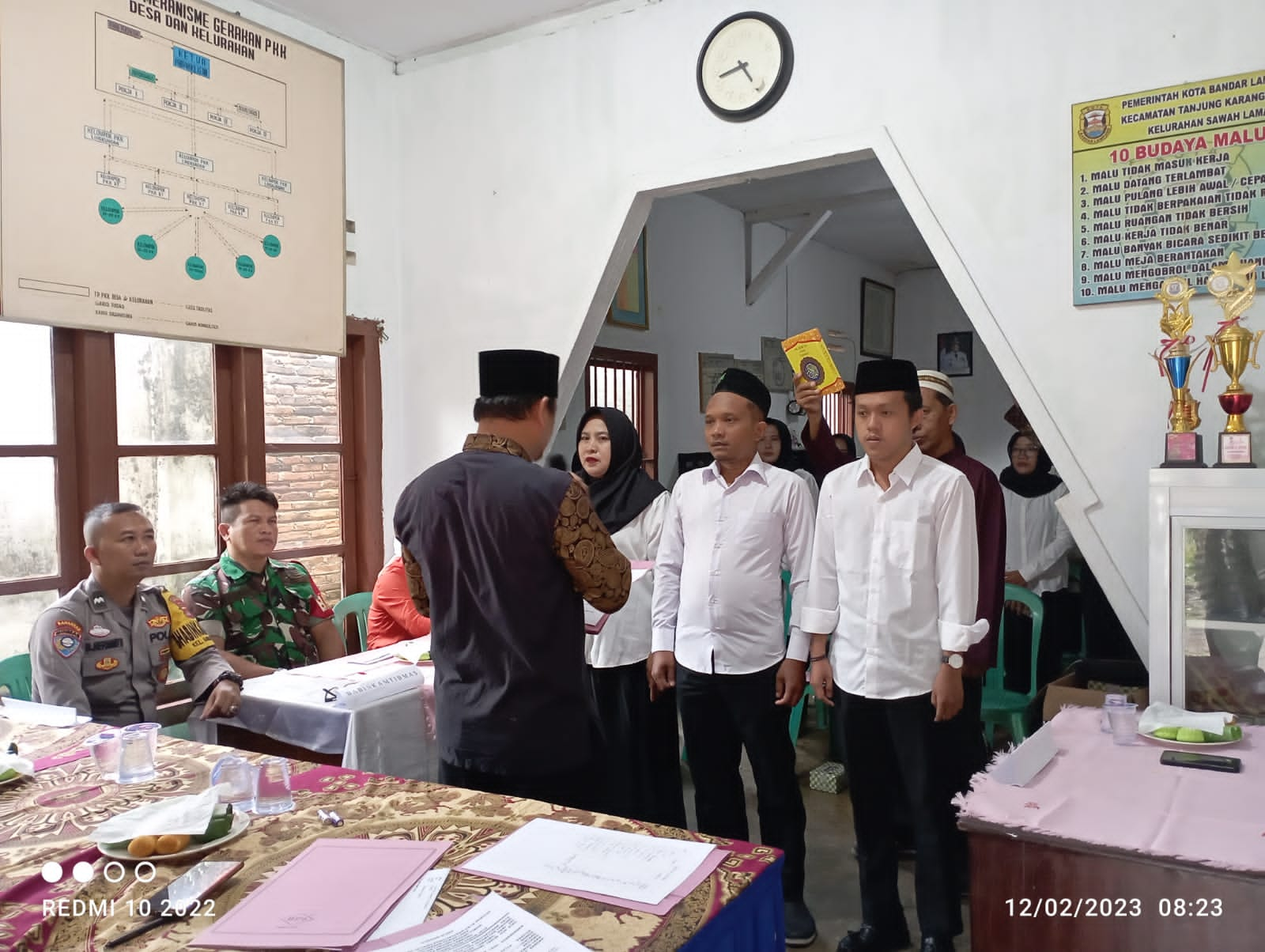 Penyumpahan Pantarlih Kelurahan Sawah Lama