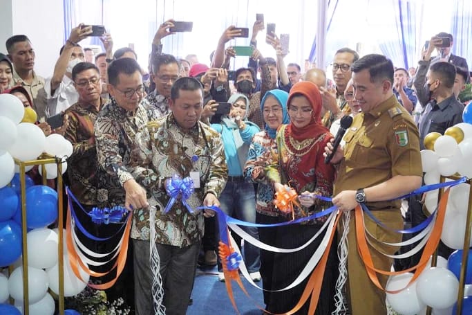 Bupati Pesawaran Resmikan Relokasi Gedung Baru Bank Lampung KCP Gedong Tataan