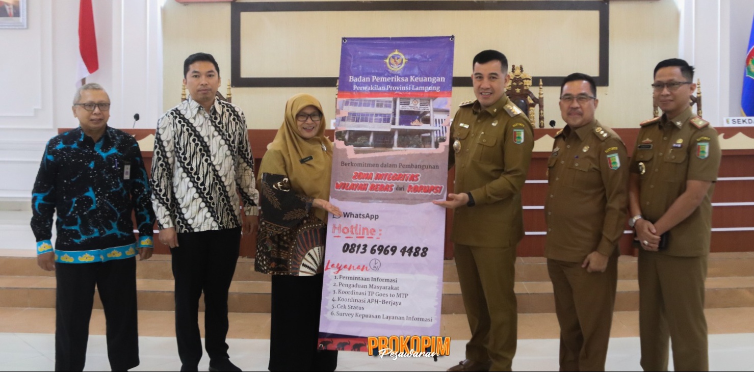 Dendi Hadiri Acara Pengarahan Kepala BPK RI Perwakilan Provinsi Lampung