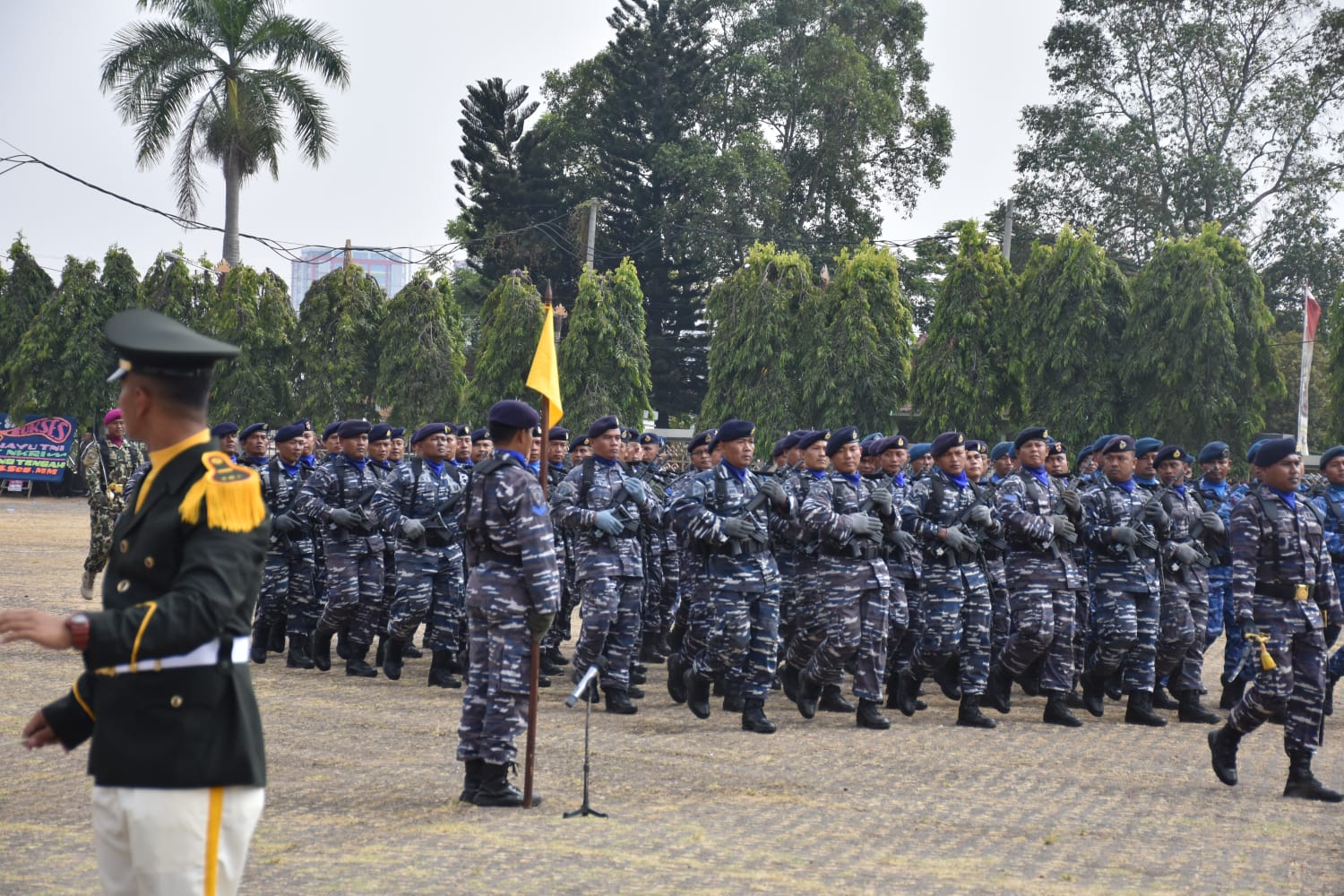 PERINGATAN HUT KE 78 TNI DI DAERAH LAMPUNG