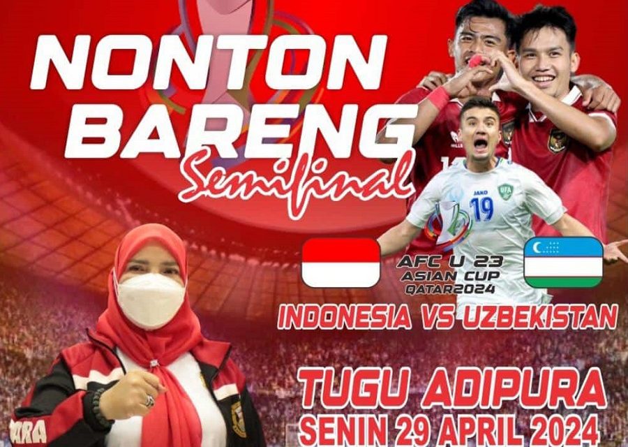 Pemkot Bandar Lampung akan Gelar Nobar Semifinal Piala Asia di Tugu Adipura