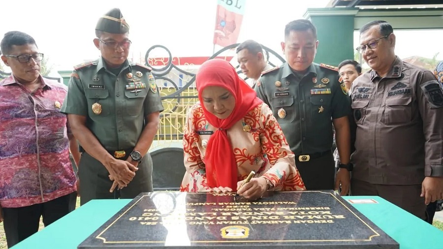 Walikota Eva Dwiana Resmikan Rumah Dinas Dandim 0410 KBL