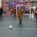 Hj. Eva Dwiana Membuka Perlombaan Futsal Walikota Cup Bandar Lampung Tahun 2024