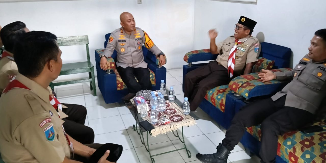 Ngariung Iman Ngariung Aman , Kapolres Serang Bersilaturahmi ke Markas Koramil 0602-21 Kopo 