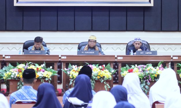 Pj. Gubernur Samsudin Buka Kegiatan Up Grading Keluarga Besar Jaringan Sekolah Islam Terpadu Wilayah Lampung