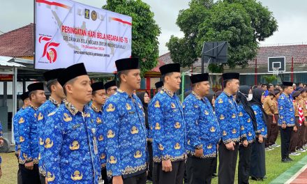 Lapas Narkotik Kelas IIA Bandar Lampung Gelar Upacara Peringatan Hari Bela Negara Ke-76