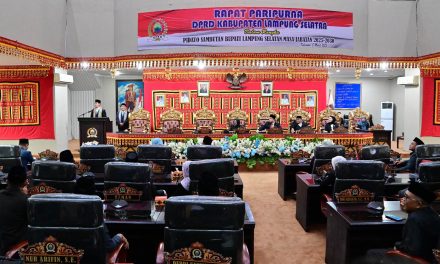 Bupati Radityo Egi Pratama Sampaikan Pidato Perdana di Rapat Paripurna DPRD Lampung Selatan