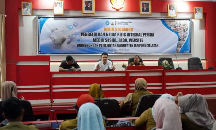 Pemkab Lampung Selatan Gelar Brainstorming Pengelolaan Media di Lingkup Perangkat Daerah