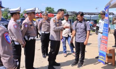 Polres Pringsewu Uji Coba Razia Edukatif untuk Sukseskan Pemutihan Pajak