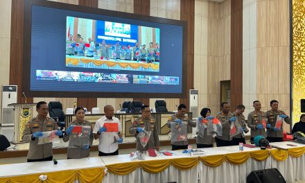 Polres Lampung Utara Tercatat Sebagai Satuan Dengan Pengungkapan Terbanyak
