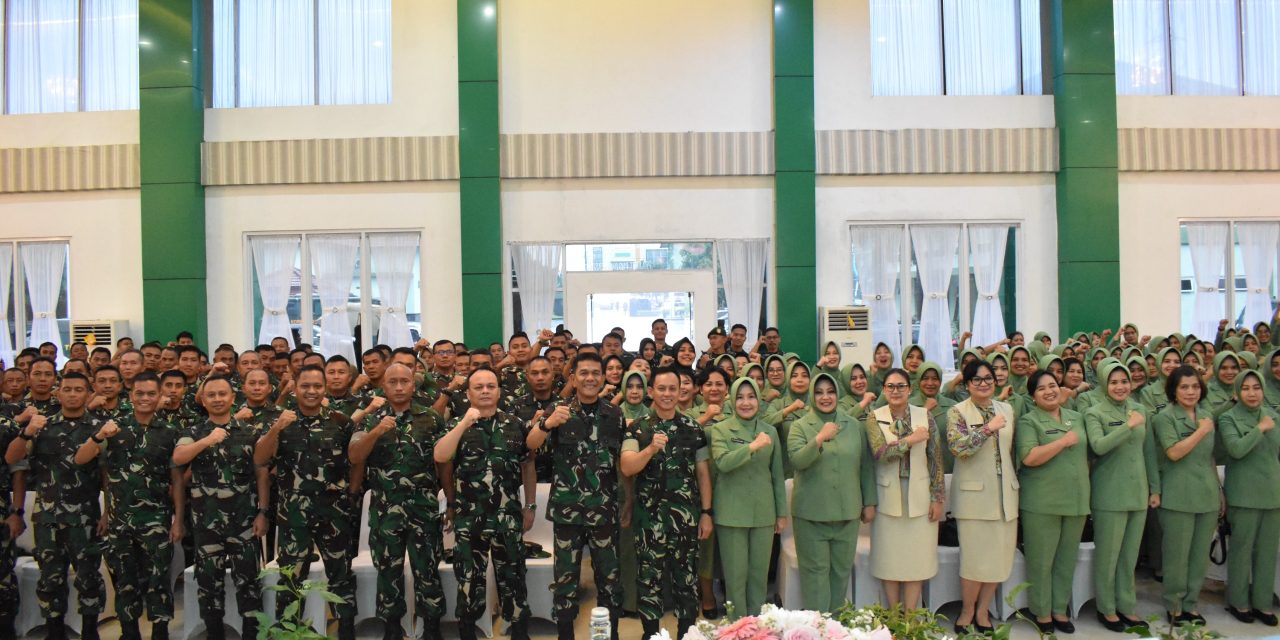 Dandim 0426 TB, Turut Sambut Pangdam ll Sriwijaya Kunker Ke Korem 043/Gatam
