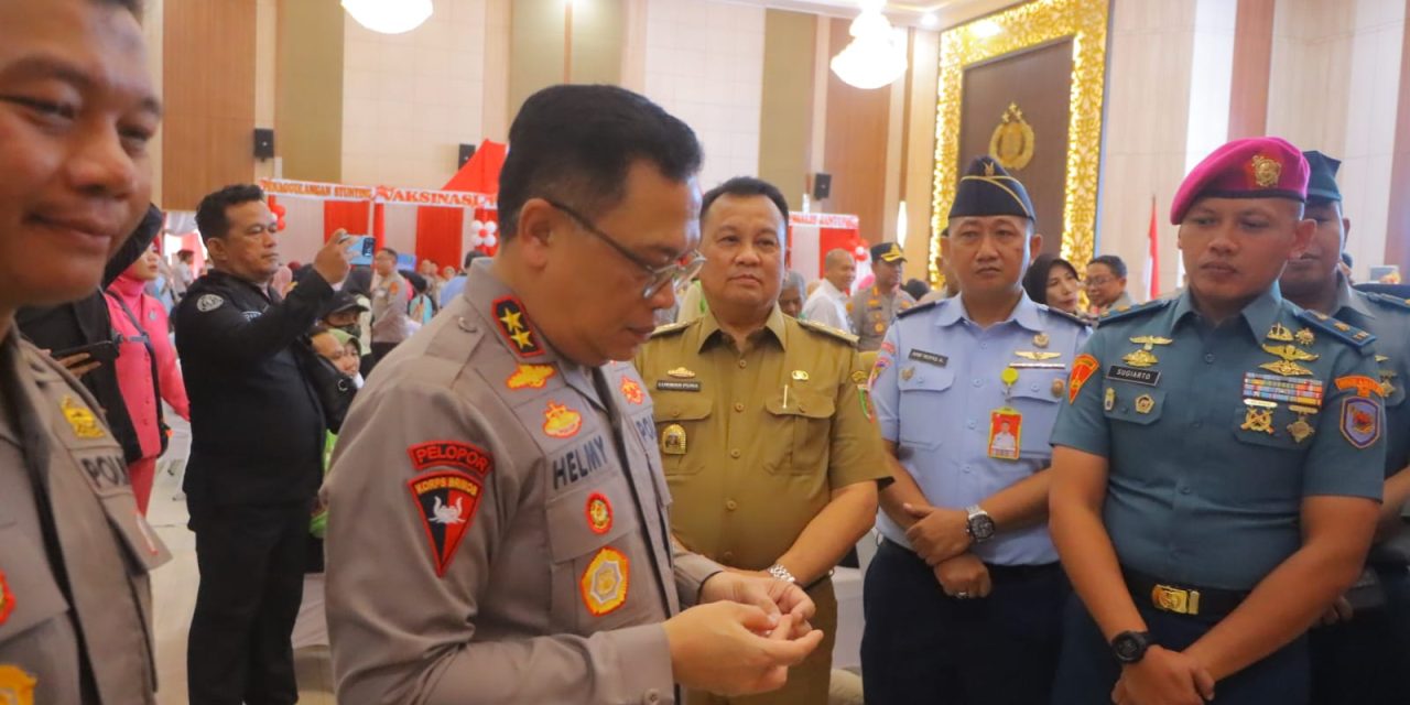 Polda Lampung Gelar Bakti Kesehatan Dalam Rangka Hut Bhayangkara ke 79