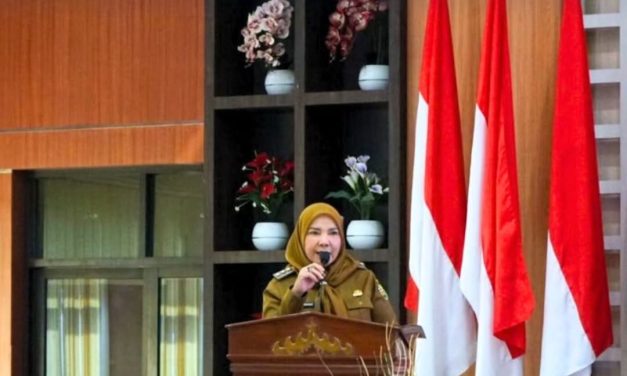 Walikota Bandar Lampung Hj Eva Dwiana Menghadiri Acara Musrenbang RPJMD Tingkat Kota Bandar Lampung di Aula gedung Semergo
