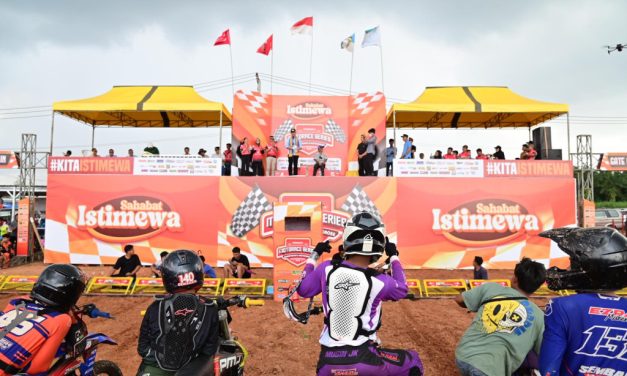 Bupati Egi Buka Ajang Motorace Series Putaran 1 di Kecamatan Jati Agung