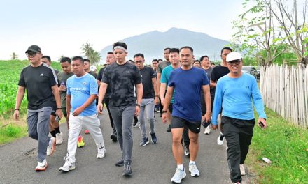 Jogging Pagi Bersama, Bupati Egi Terapkan Gaya Hidup Sehat dan Dukung Pariwisata Lokal