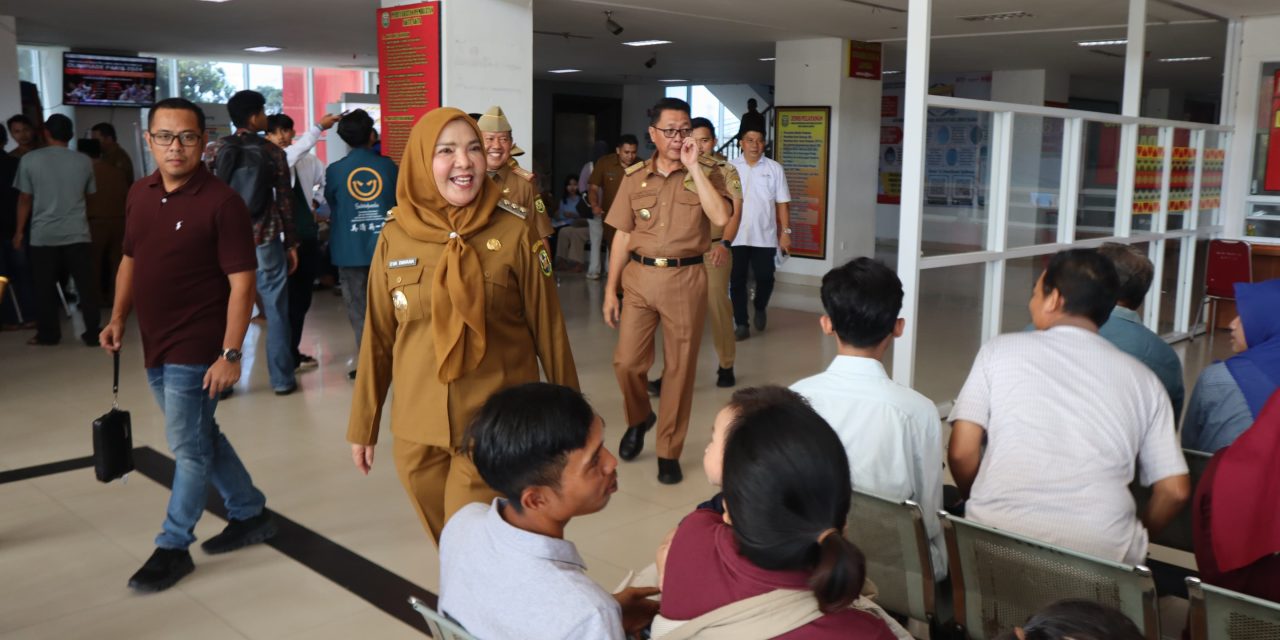 Walikota Bandar Lampung Lakukan Sidak Disejumlah OPD dan Mal Pelayanan Publik