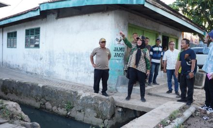 Pemerintah Kota Bandar Lampung Buat Saluran Air Baru di Panjang Utara.