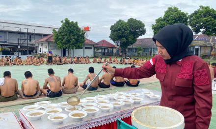 Ratusan Warga Binaan Lapas Narkotika Bandar Lampung Antusias Ikuti Senam dan Sarapan Pagi Bersama