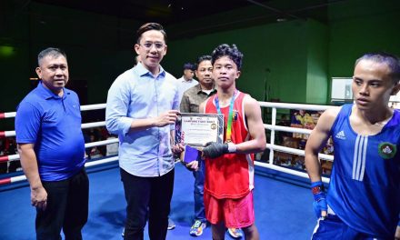 Bupati Egi Hadiri Final Kejuaraan Tinju Lampung Fight Night Vol 3 Tahun 2025
