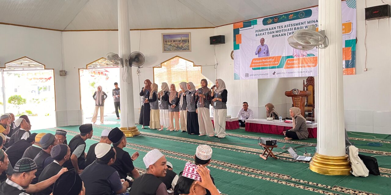 Gali Potensi Warga Binaan, Lapas Narkotika dan Mahasiswa Bimbingan Konseling UIN RIL Gelar Asesmen Minat dan Bakat