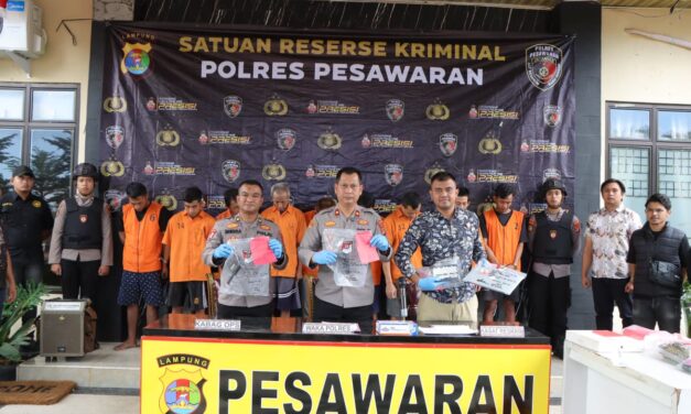Spesialis Bongkar Alfamart Di Ungkap Polres Pesawaran