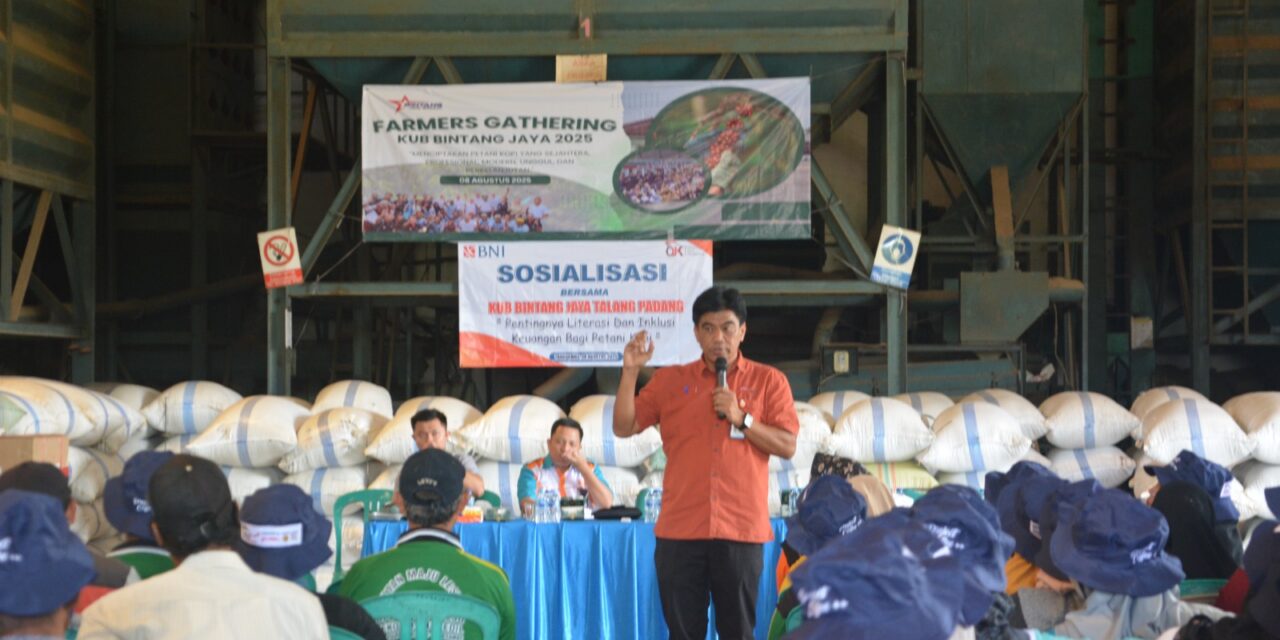 OTORITAS JASA KEUANGAN EDUKASI PETANI KOPI DAN KELOMPOK USAHA BERSAMA (KUB) BINTANG JAYA BERSAMA BNI CABANG TALANG PADANG KABUPATEN TANGGAMUS