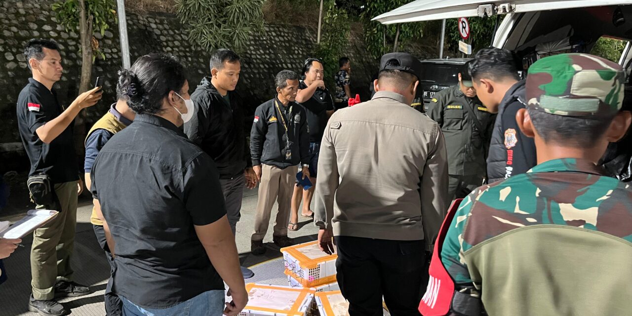 KSKP BAKAUHENI KOLABORASI DENGAN BKSDA DAN KARANTINA LAMPUNG BERHASIL AMANKAN RATUSAN EKOR SATWA LIAR