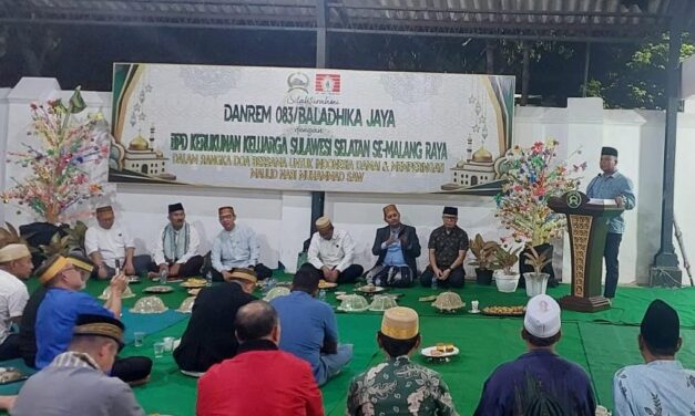 Danrem 083/Bdj ajak warga Sulsel di Malang Raya Merajut Kebersamaan