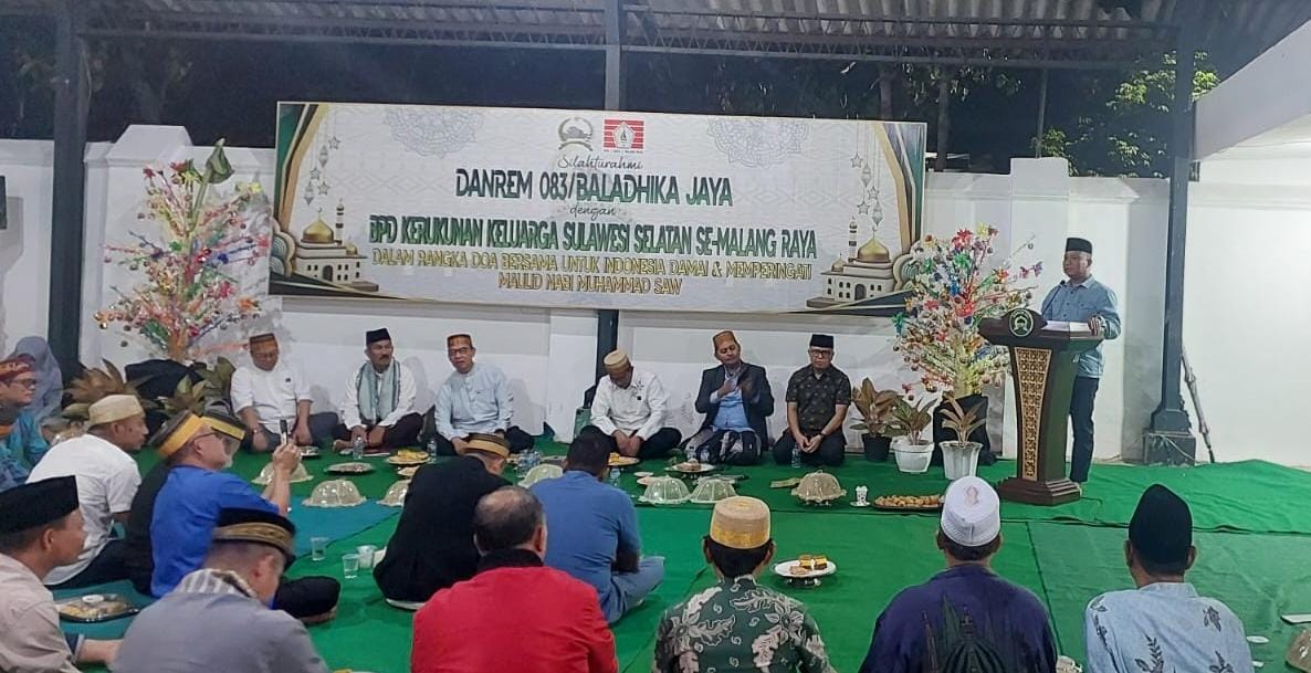 Danrem 083/Bdj ajak warga Sulsel di Malang Raya Merajut Kebersamaan