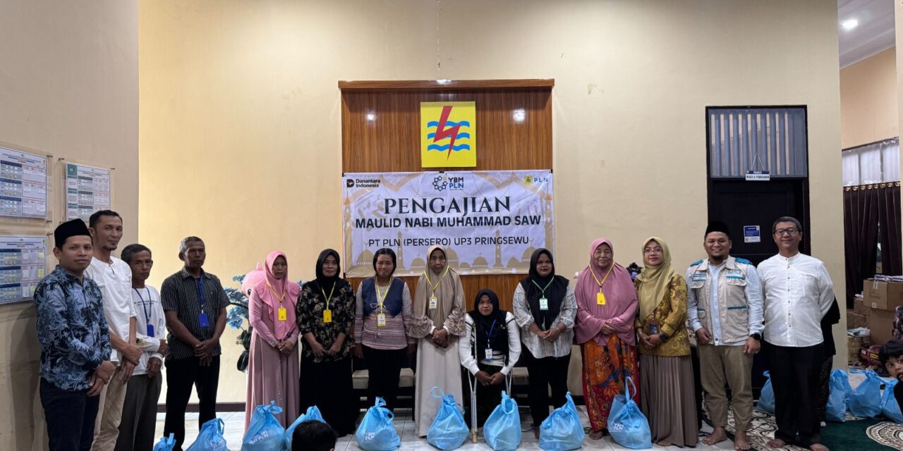 Jelang Hari Kesaktian Pancasila, YBM PLN UP3 Pringsewu Gerak Cepat Salurkan Bantuan Korban Bencana