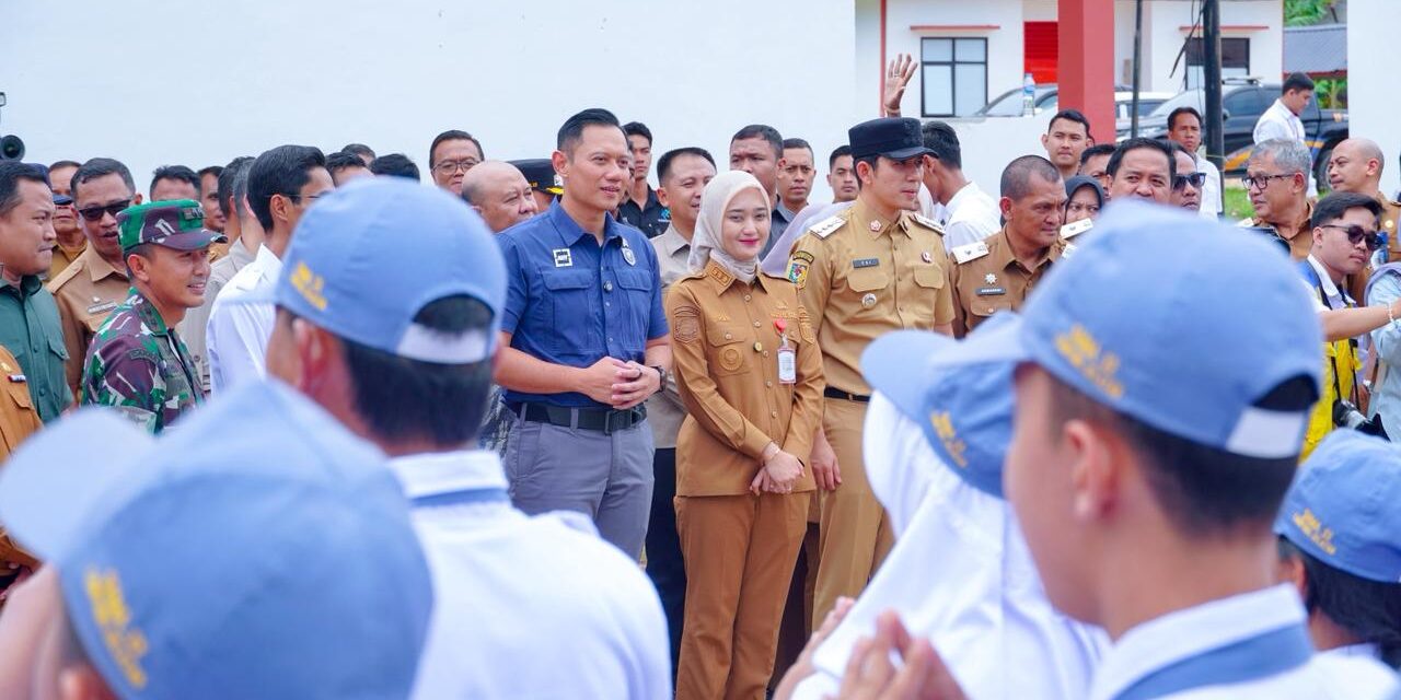 Tinjau SRMA 32 Lampung Selatan, Menko AHY dan Wagub Jihan Pastikan Fasilitas Pendidikan Siap