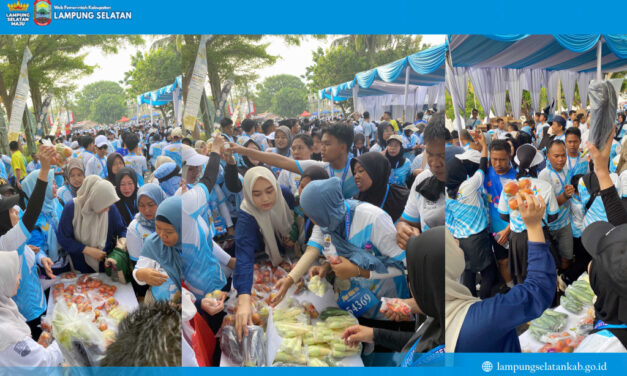 Pulang Lari Dapat Medali dan Sayur Gratis! Ribuan Peserta Fun Run Lamsel Fest 2025 Semringah