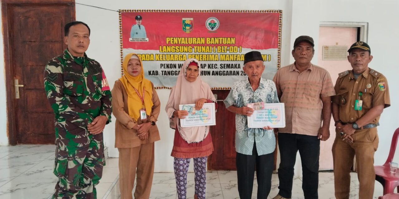 Pemerintah Pekon Waykerap Kecamatan Semaka Salurkan BLT-DD, Tahap 3 dan 4