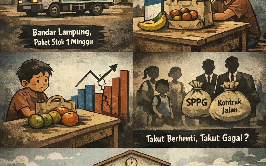MBG atau Manuver Politik? Sekolah Libur, Paket Dibagi Seminggu Sekaligus di Bandar Lampung