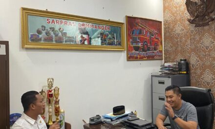 Perkuat Pengamanan Nataru, Rutan Kelas I Bandar Lampung Jalin Koordinasi dengan Dinas Pemadam Kebakaran dan Penyelamatan Kota Bandar Lampung