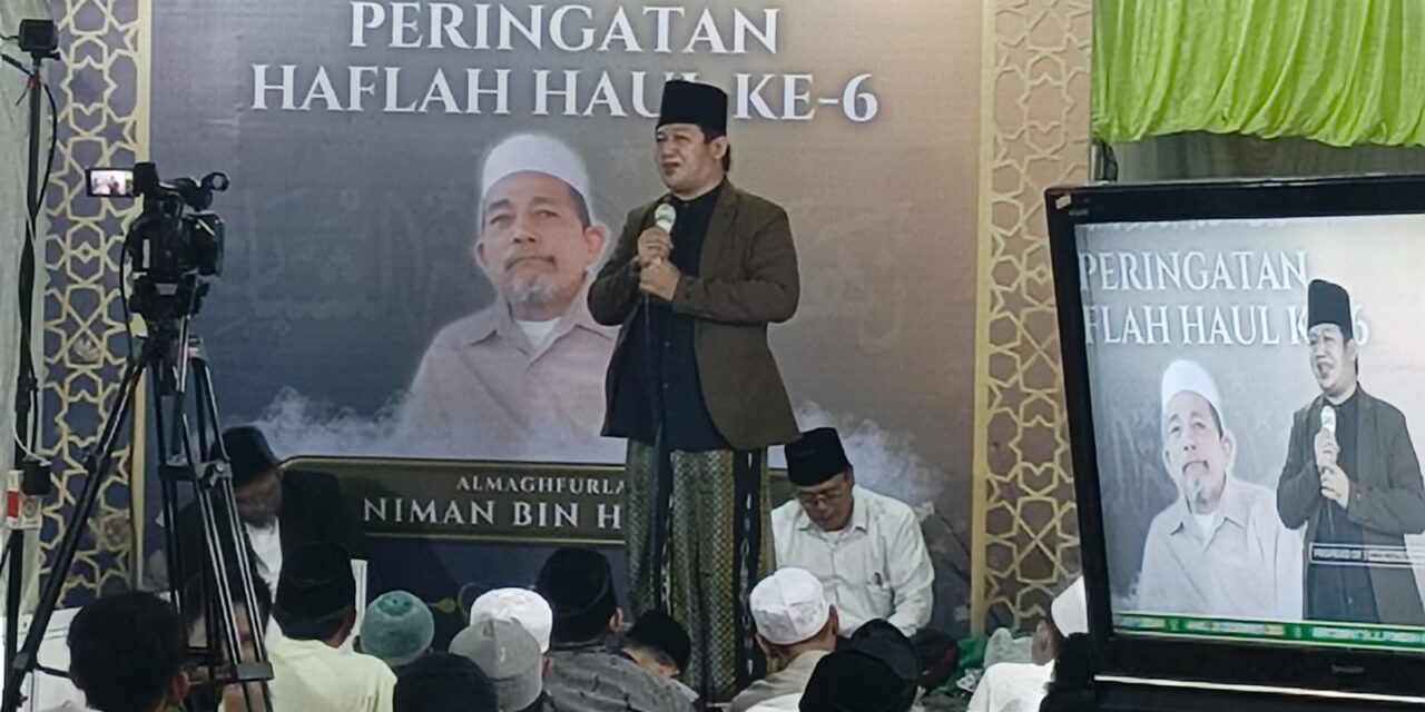 Ustadz Zaky Mubarok Ajak Umat Teladani Jejak Almaghfurlah H. Niman