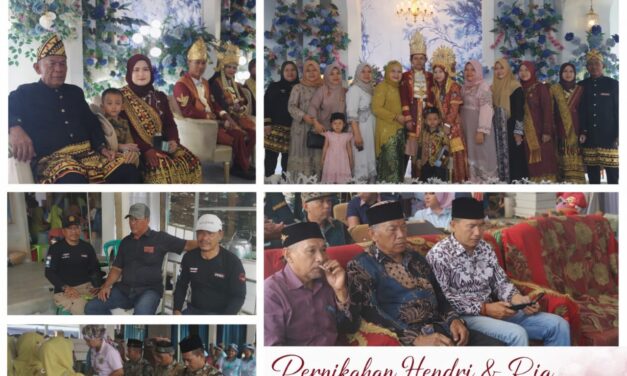 Prosesi Adat hingga Resepsi Nasional, Pernikahan Hendri–Ria Diana Jadi Simbol Persatuan Keluarga Besar