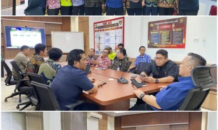 Dirkrimsus Polda Lampung Ikutin Rapat Anev Hasil Pemantauan Posko Saber