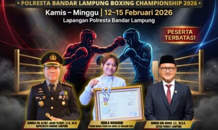 Polresta Bandar Lampung dan Perbati Lampung Gelar Kejuaraan Tinju Championship 2026, Ajang Bergengsi bagi Petinju Muda