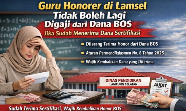 Sudah Terima Sertifikasi, Guru Honorer Tak Boleh Lagi Digaji dari Dana BOS: Simak Penjelasannya