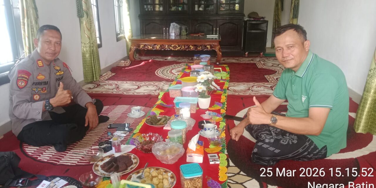 Idul Fitri Jadi Momentum, Kapolsek Kotaagung Bangun Keharmonisan Dengan Mirza S.E