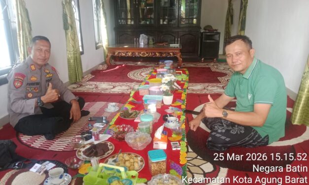 Idul Fitri Jadi Momentum, Kapolsek Kotaagung Bangun Keharmonisan Dengan Mirza S.E