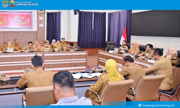 Antisipasi Krisis hingga El Nino, Pemkab Lampung Selatan Terapkan Early Warning System via Rakor Mingguan