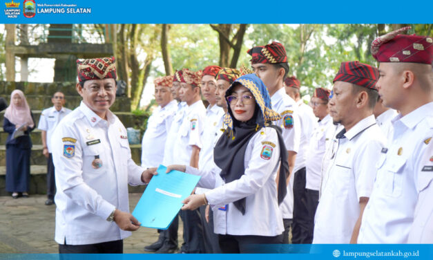 56 Pejabat Dilantik di Lokasi Wisata Way Belerang, Sekda Supriyanto: Jabatan Harus Dibayar dengan Kinerja Nyata