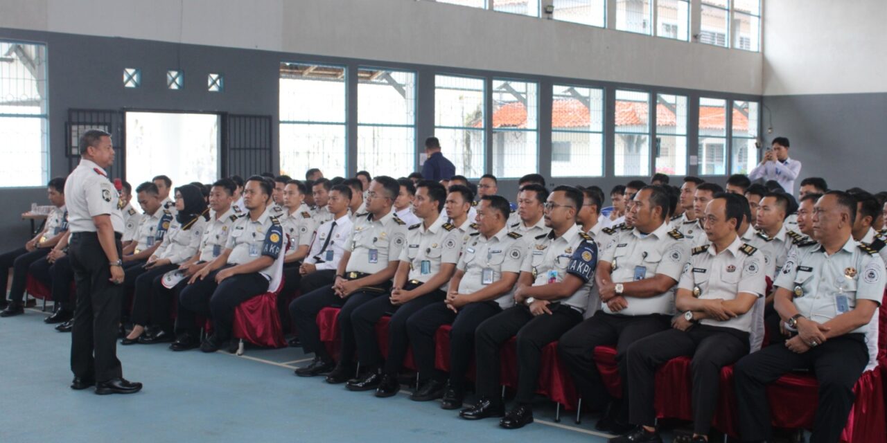 Perkuat Integritas dalam Bekerja, Plh. Kakanwil Ditjenpas Lampung Ajak Petugas Jaga Marwah Institusi