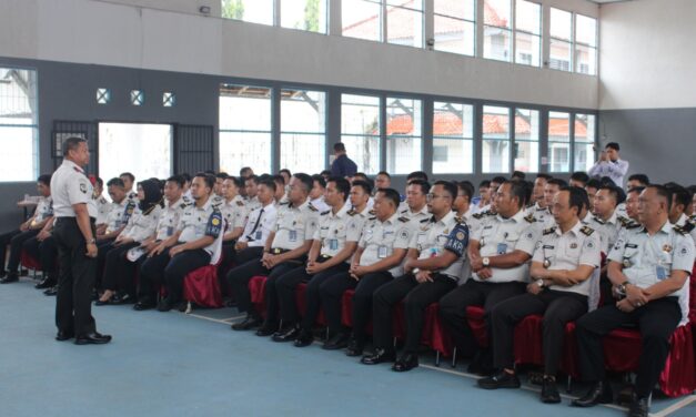 Perkuat Integritas dalam Bekerja, Plh. Kakanwil Ditjenpas Lampung Ajak Petugas Jaga Marwah Institusi